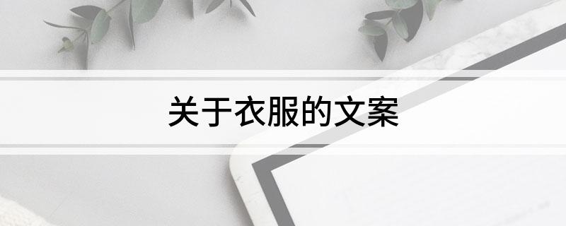 pg电子平台登录入口关于衣服的文案