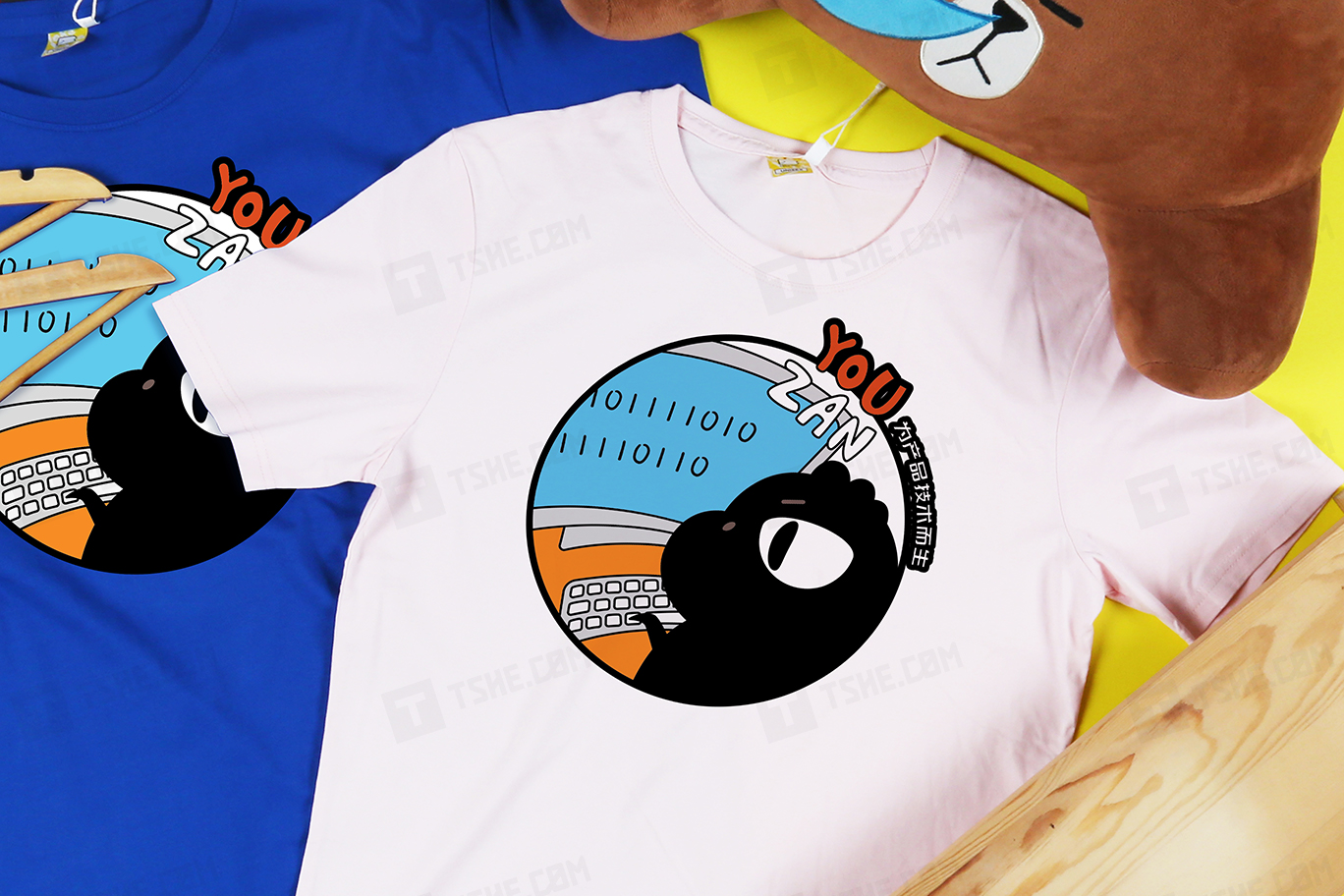 pg电子网T恤印花是贴上去的吗？T恤图案是怎么制作的